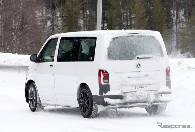 VW ID.BUZZ 市販型プロトタイプ(スクープ写真)