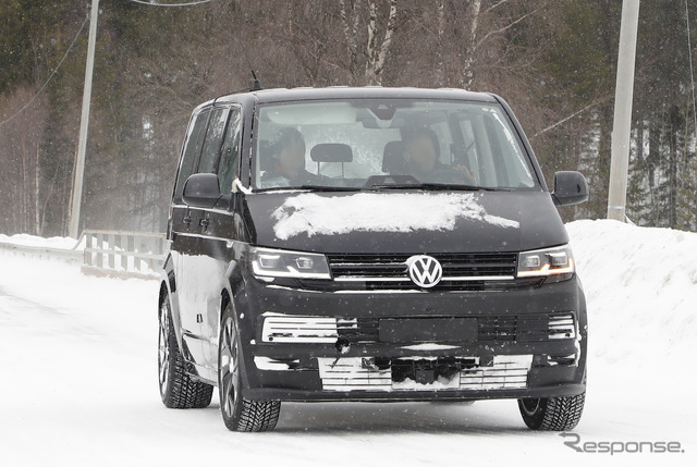 VW ID.BUZZ 市販型プロトタイプ(スクープ写真)
