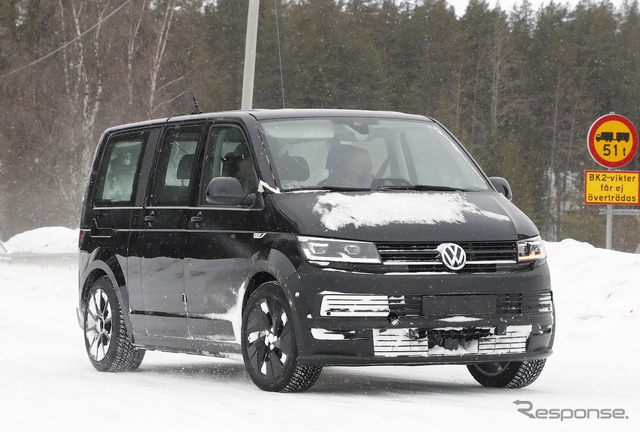 VW ID.BUZZ 市販型プロトタイプ(スクープ写真)