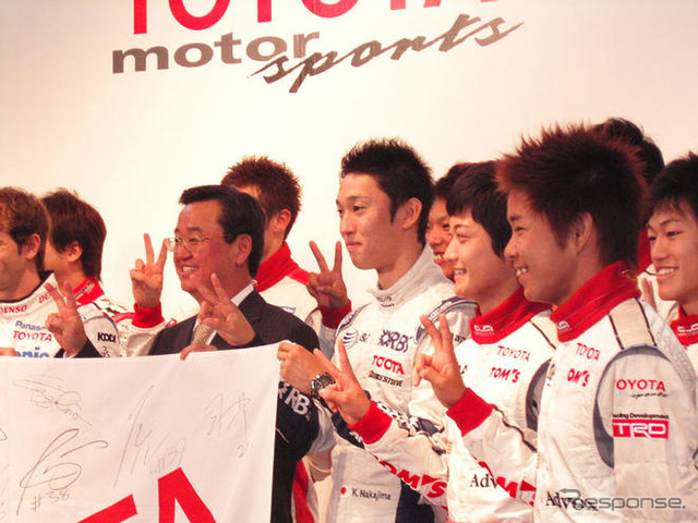 【トヨタF1】日本GP直前会見…オールキャストでエール交換