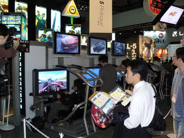 【東京ゲームショウ08】レースゲーム、数は多くはないが新作あり