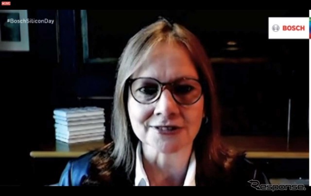 祝福のビデオメッセージを送ったゼネラルモーターズのメアリー・バーラCEO