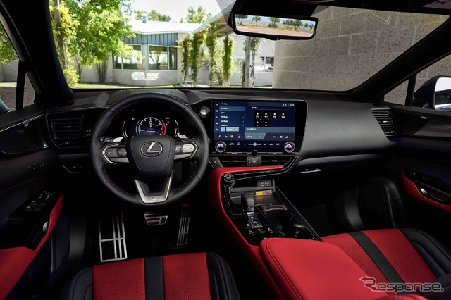 レクサス NX 新型、「F SPORT」も設定…専用室内色フレアレッドなど