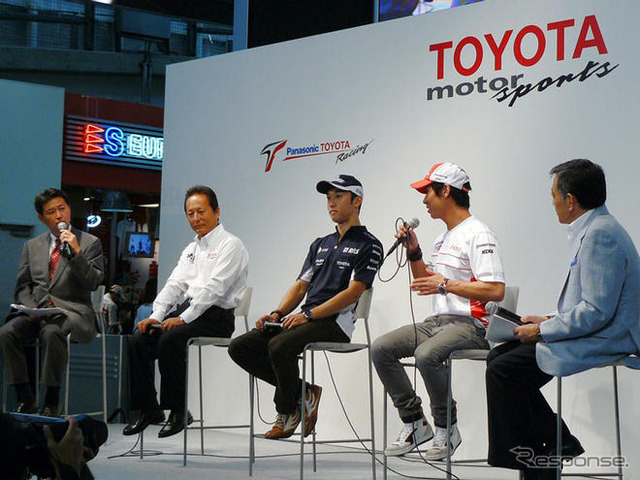 【トヨタF1お台場イベント】一貴と可夢偉の過去、トークショーで…