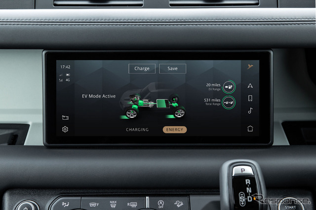 ランドローバー・ディフェンダー 新型のPHV「P400e」(参考)