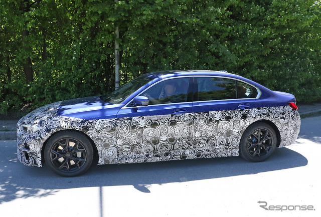 BMW 3シリーズ EV プロトタイプ(スクープ写真)