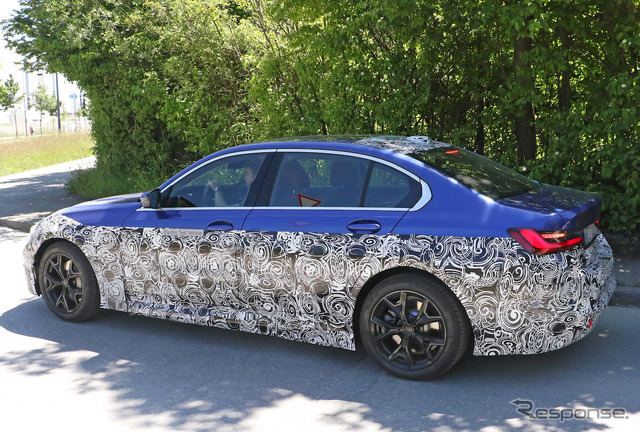 BMW 3シリーズ EV プロトタイプ(スクープ写真)