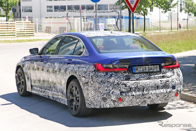 BMW 3シリーズ EV プロトタイプ(スクープ写真)