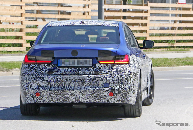 BMW 3シリーズ EV プロトタイプ(スクープ写真)