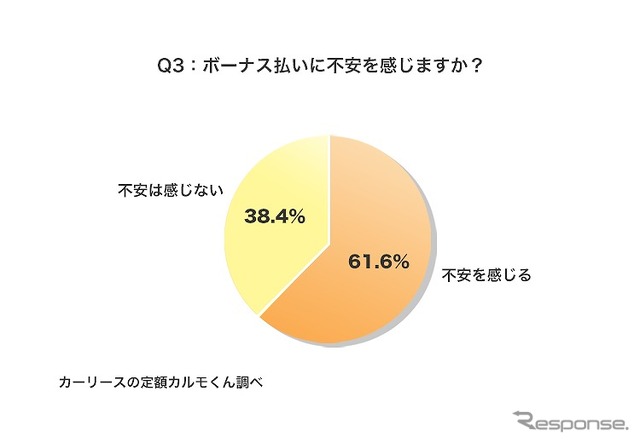 ボーナス払いに不安を感じますか？