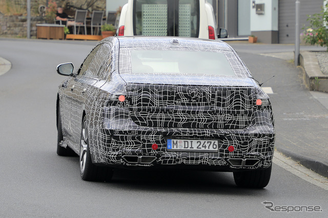 BMW 7シリーズ 次期型プロトタイプ(スクープ写真)