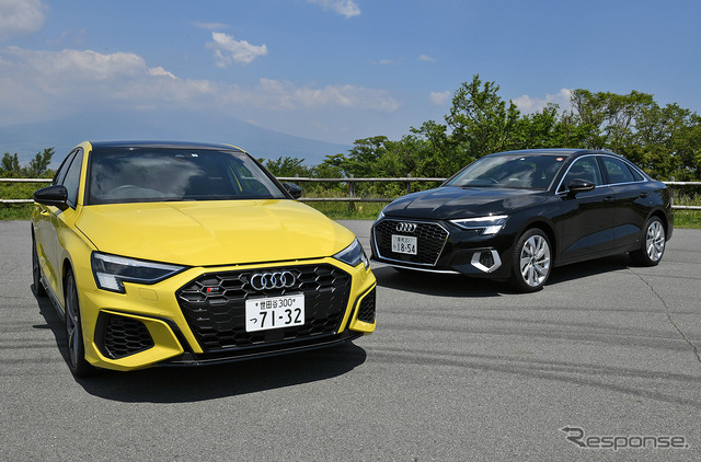 アウディ S3スポーツバック 新型と A3セダン 新型