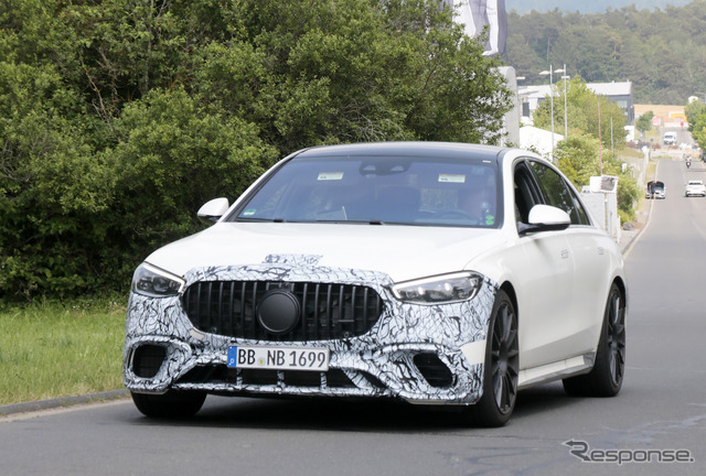 メルセデスAMG S63e/73e 開発車両(スクープ写真)