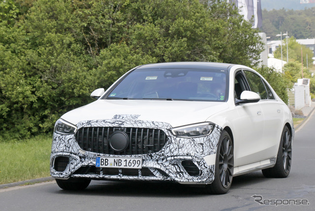 メルセデスAMG S63e/73e 開発車両(スクープ写真)