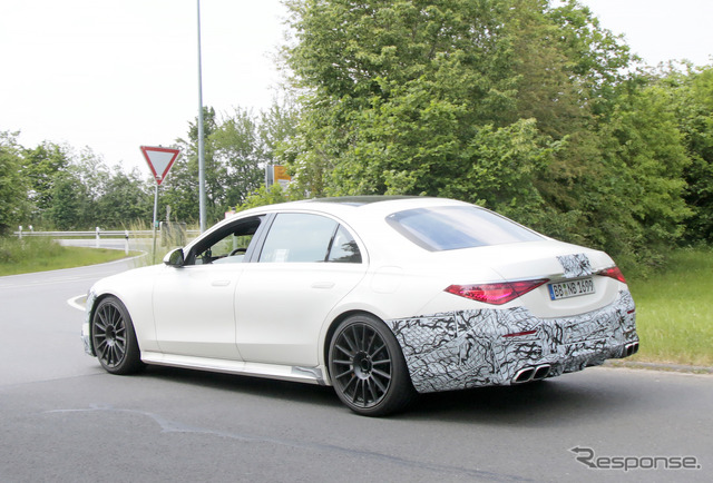 メルセデスAMG S63e/73e 開発車両(スクープ写真)