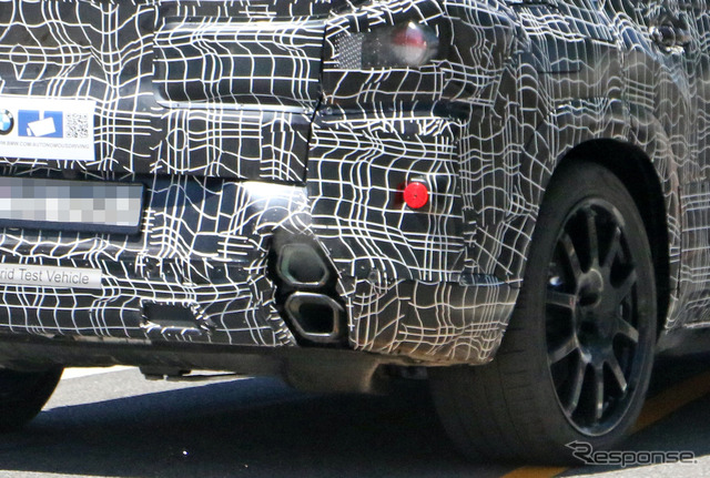 BMWの新型クーペSUVのプロトタイプ。車名は「X8」か「XM」か(スクープ写真)