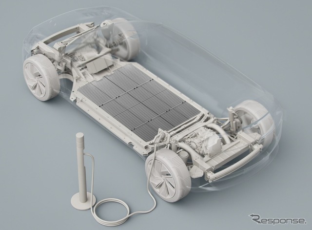 ボルボカーズの次世代のEV向けバッテリーのイメージ