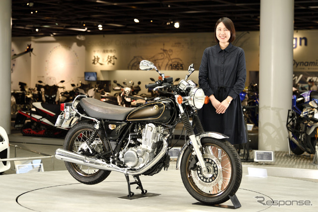 ヤマハ SR400 ファイナルエディションの製品デザインを手がけたヤマハ発動機の尾宮真有さん