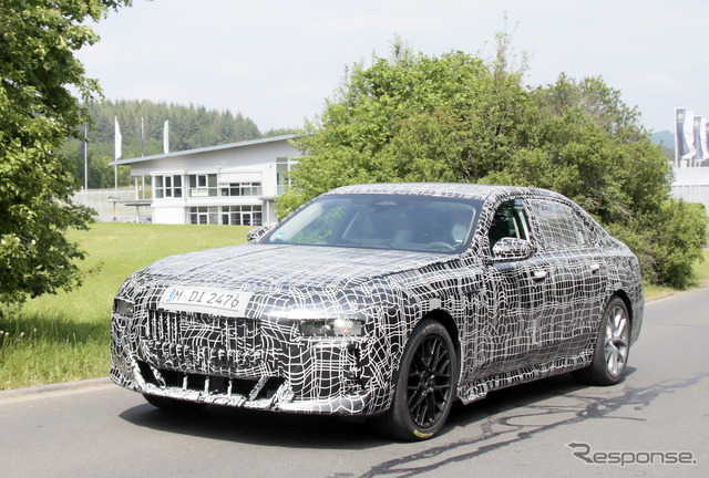 BMW 7シリーズ 次期型プロトタイプ(スクープ写真)