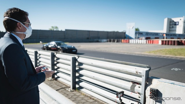 ポルシェ911 GT2 RS のニュルブルクリンク北コースのタイムアタック