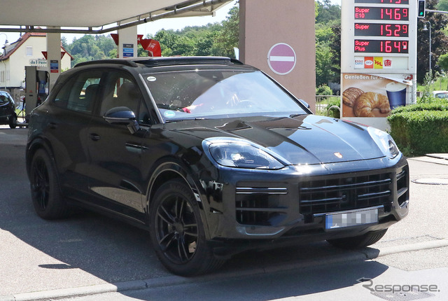 ポルシェ カイエン 改良新型プロトタイプ(スクープ写真)