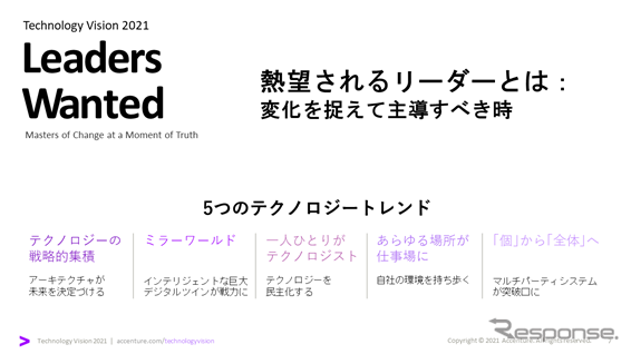 自動車業界で熱望されるリーダーとは：変化を捉えて主導すべき時…アクセンチュア 川野毅氏［インタビュー］