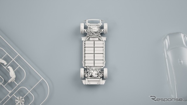 ボルボカーズのEV向け次世代バッテリーのイメージ
