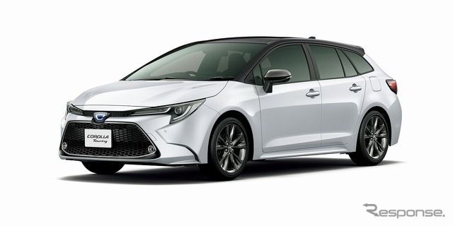 トヨタ カローラ ツーリング ハイブリッド W×B(2WD)(ブラックマイカ×プラチナホワイトパールマイカ)<オプション装着車>