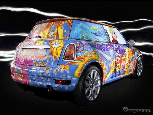 世界に1台！ MINI にポップなアートカー誕生