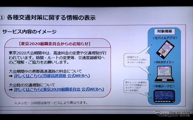 東京2020オリパラ関係者輸送ルートの混雑緩和にむけたナビアプリ・地図サイトなどのサービス説明会
