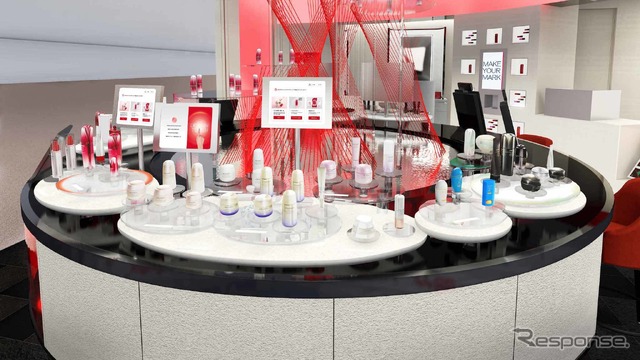 SHISEIDO HANEDA BOUTIQUE：BEAUTY TABLE