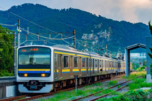 房総地区で運用されていた209系。