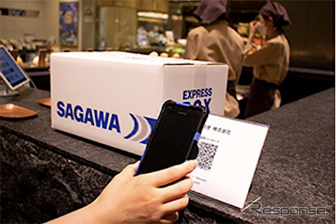 非対面・非接触配達サービスのイメージ