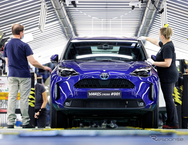 フランスの「トヨタ・モーター・マニュファクチャリング・フランス(TMMF)」で生産が開始されたトヨタ・ヤリスクロス