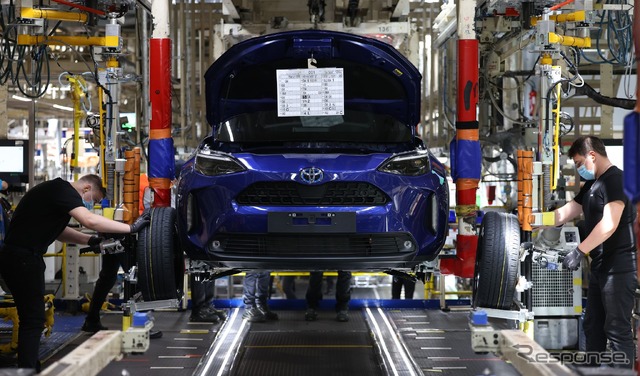 フランスの「トヨタ・モーター・マニュファクチャリング・フランス(TMMF)」で生産が開始されたトヨタ・ヤリスクロス