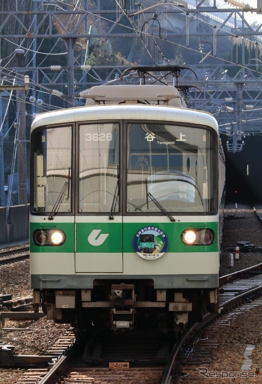 最終編成となった第3128編成6両編成1本のみが残っている3000形。