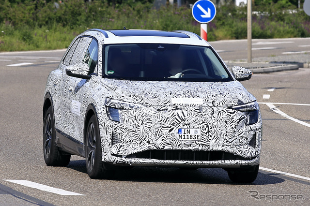 アウディの中国向け電動SUV(スクープ写真)