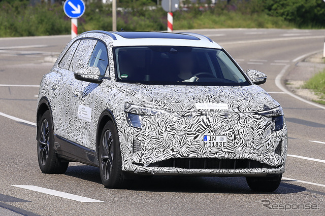 アウディの中国向け電動SUV(スクープ写真)