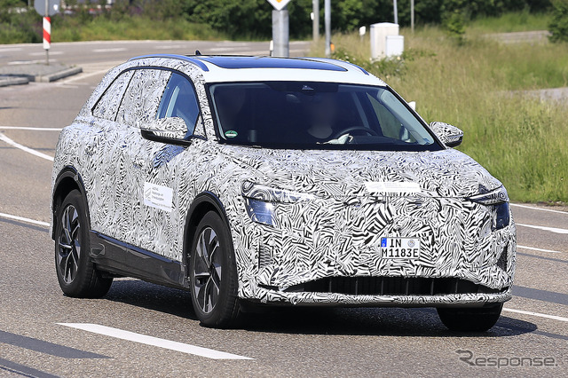 アウディの中国向け電動SUV(スクープ写真)