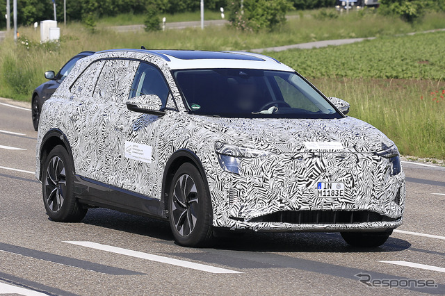 アウディの中国向け電動SUV(スクープ写真)