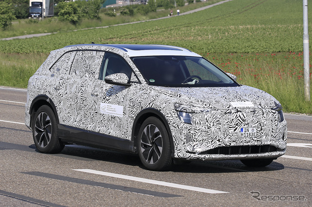 アウディの中国向け電動SUV(スクープ写真)