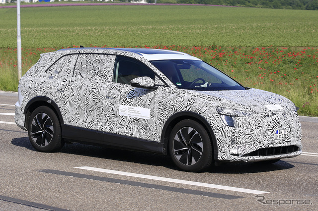 アウディの中国向け電動SUV(スクープ写真)