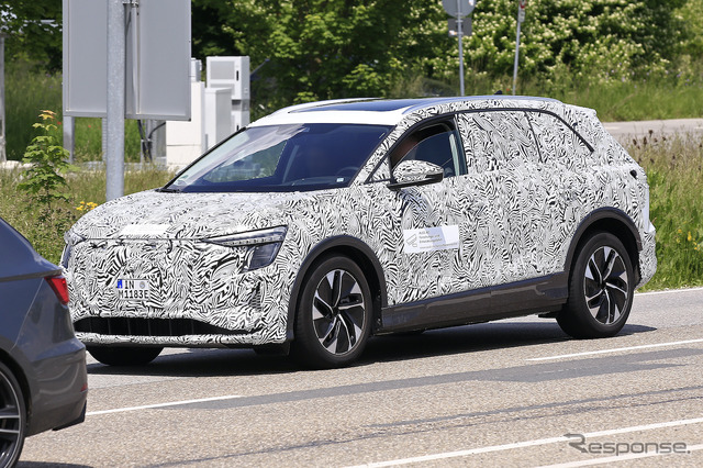 アウディの中国向け電動SUV(スクープ写真)