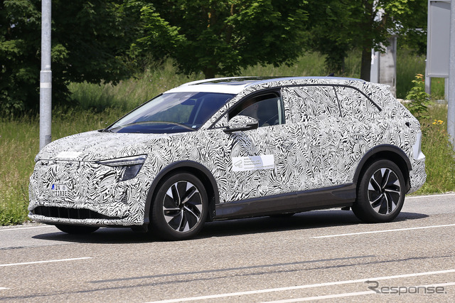 アウディの中国向け電動SUV(スクープ写真)