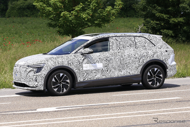 アウディの中国向け電動SUV(スクープ写真)