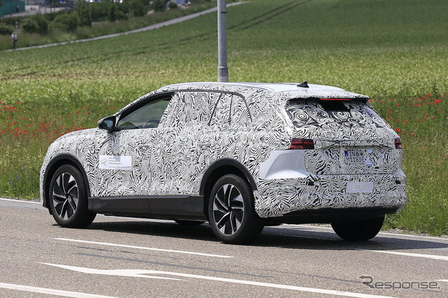 アウディの中国向け電動SUV(スクープ写真)