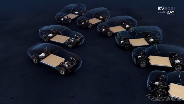 ステランティスの次世代電動車のイメージ