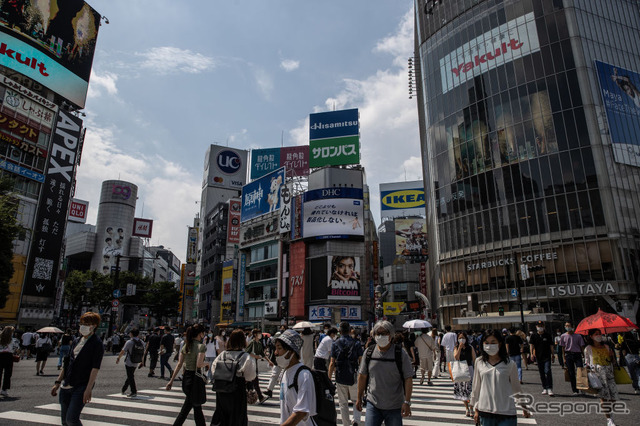 4度目の緊急事態となった東京（渋谷、7月12日）