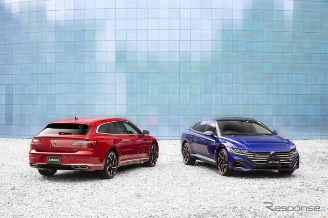 VW アルテオン シューティングブレーク(左)/アルテオン(右)