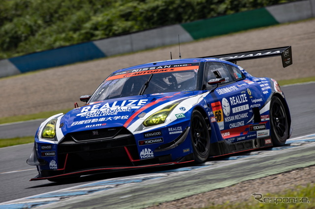 GT300クラス予選3位の#56 リアライズ日産自動車大学校 GT-R（藤波清斗／ジョアオ・パオロ・デ・オリベイラ）